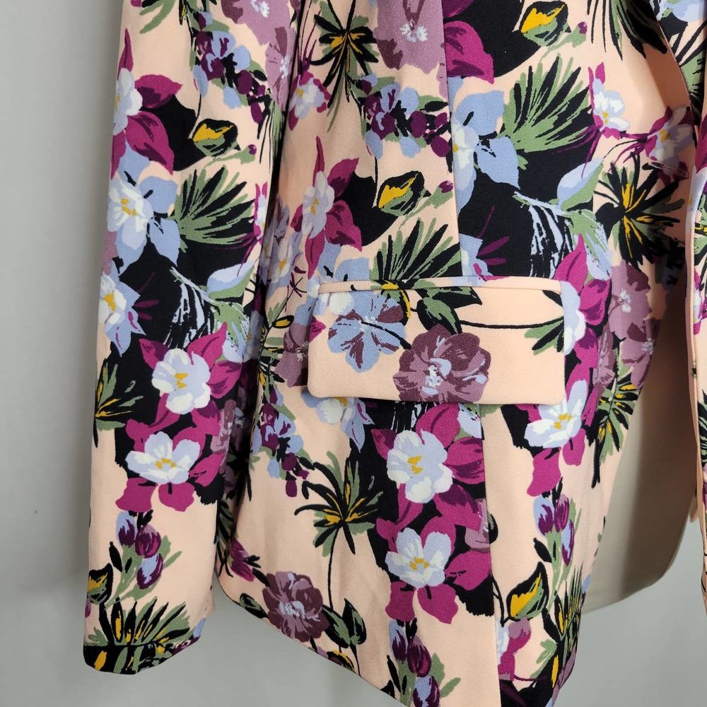 Nina Parker Trendy Plus Size Floral-Print Blazer NWT $129 Size 3X - Picture 5 of 11